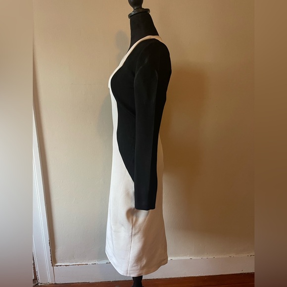 Cushnie et Ochs Power Viscose White/Black Bodycon Dress, Size 10, worn once - Picture 6 of 13